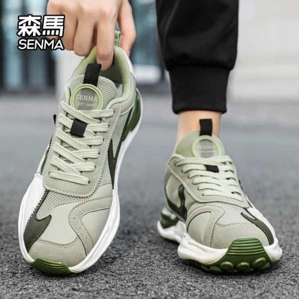 森马男鞋冬季新款个性痞帅溶解鞋男士小众百搭休闲鞋软面运动潮鞋