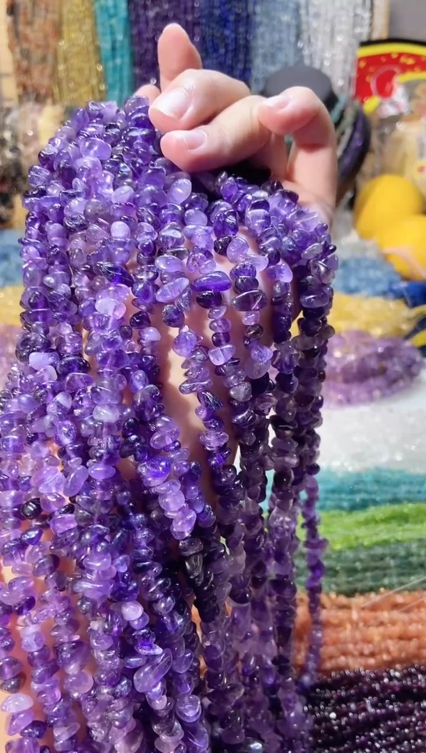未镶嵌珠宝半成品水晶紫水晶