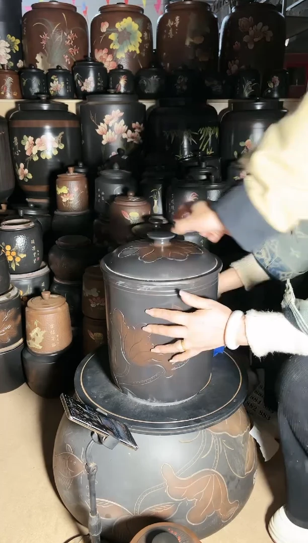 【闪购商品】壶瑕疵 九饼 荷花 边口 870