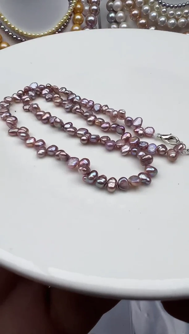 淡水珍珠未镶嵌颈饰1