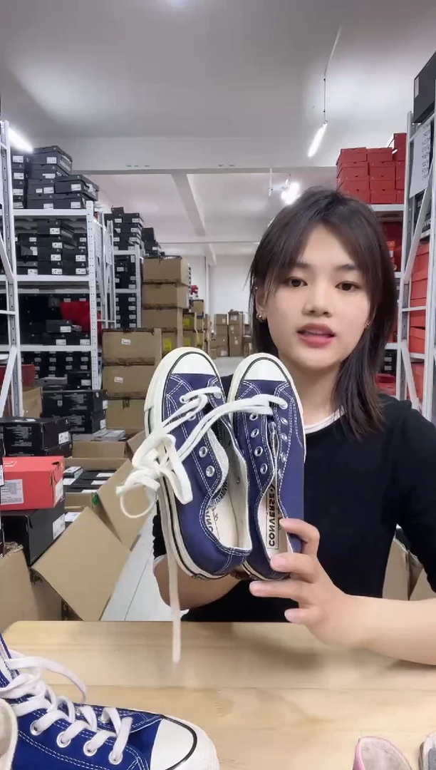 帆布匡威福利海军蓝A04592C-39