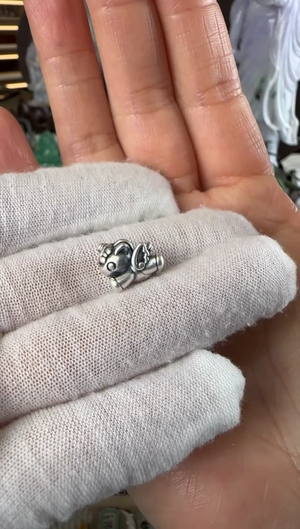 未镶嵌挂件翡翠银 马