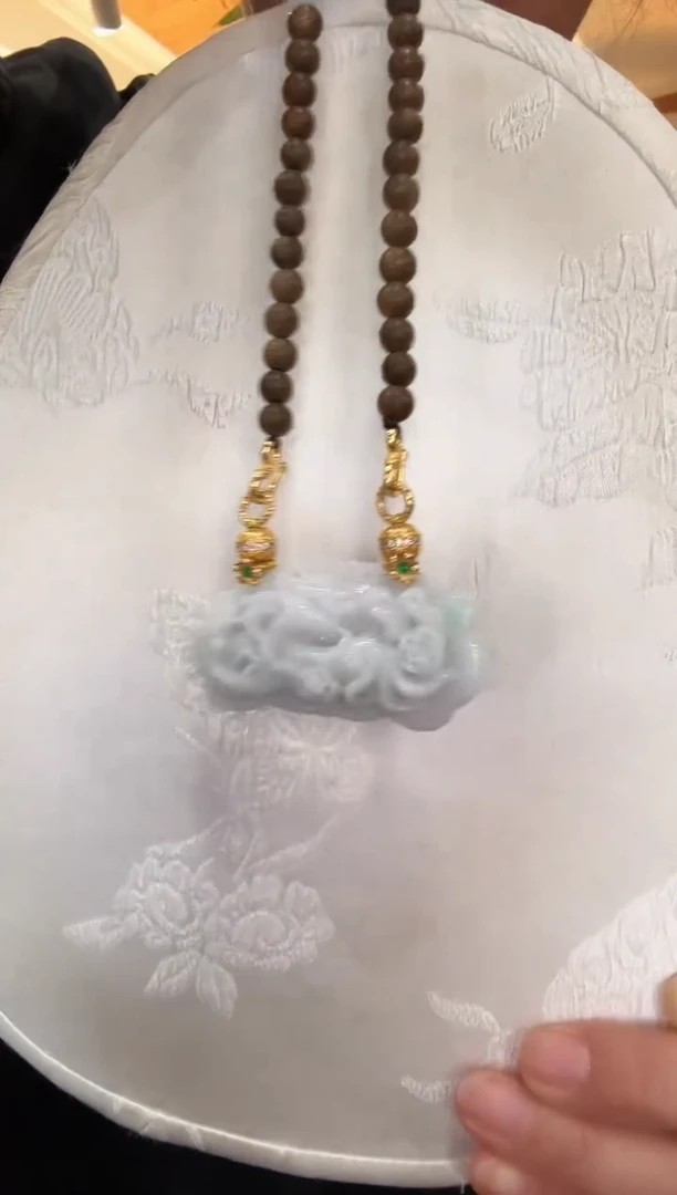 颈饰未镶嵌翡翠国风