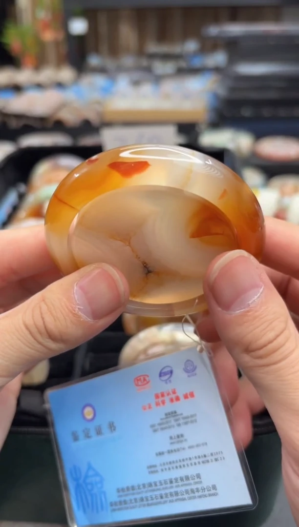 未镶嵌手镯石英质玉12(55圈赠送镯心)