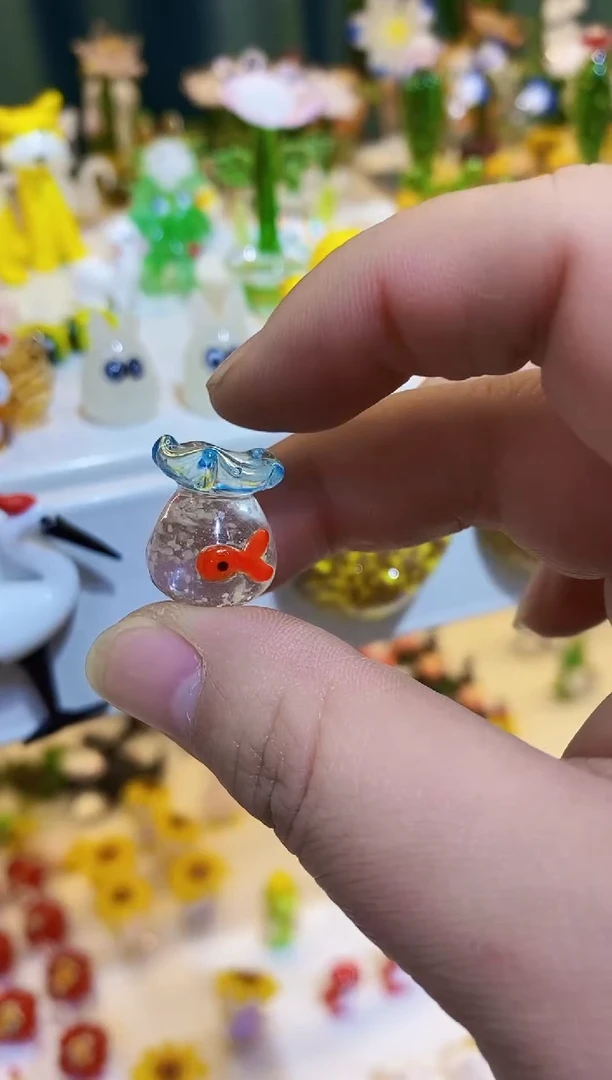 【闪购商品】琉璃手工艺品小鱼缸