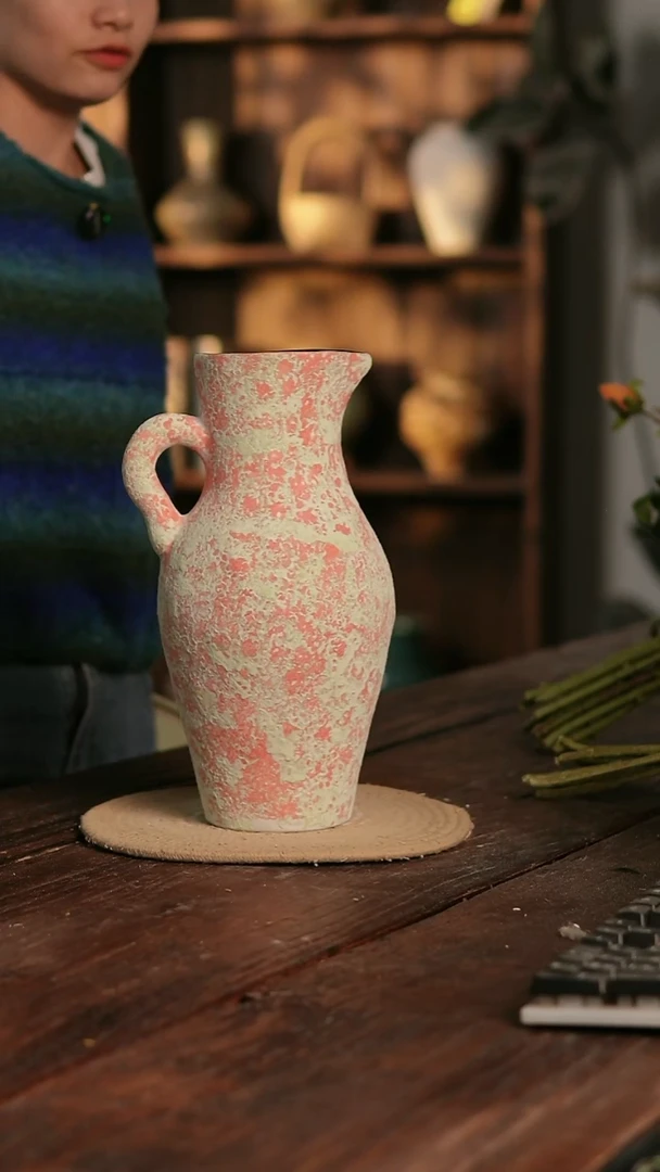 摆件9-352 陶瓷花器高30口径10