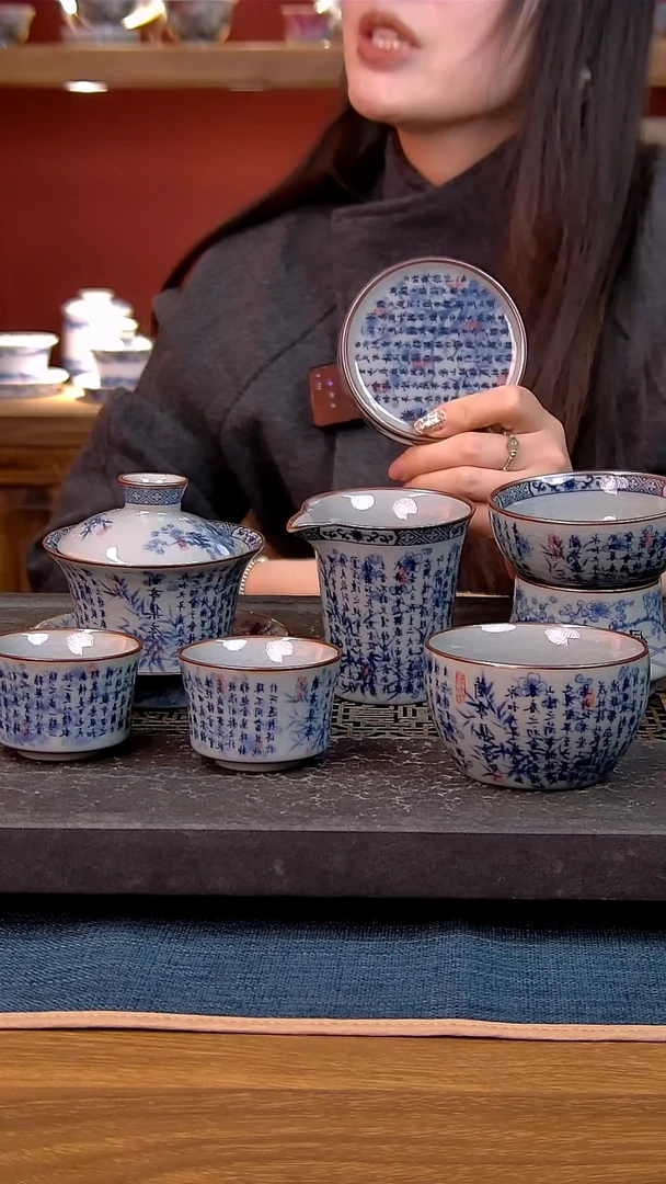 简装家用款7件套 老陶泥开片纹陶瓷茶具