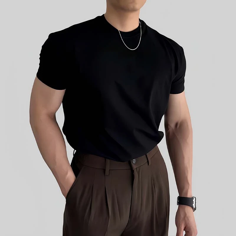 【三防7A抗菌短袖】男女黑白同款纯棉圆领短袖休闲百搭T恤打底衫