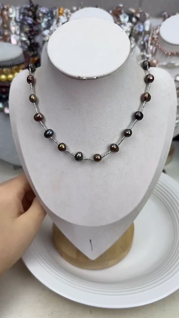 颈饰未镶嵌淡水珍珠11