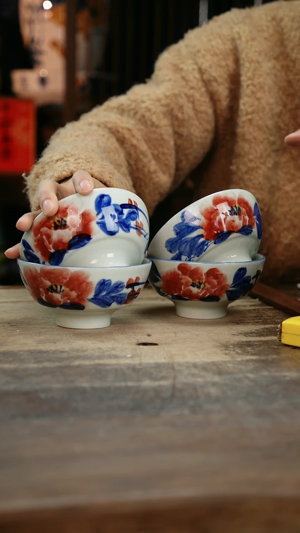 【闪购商品】瓷片景德镇纯手工釉下彩精品餐具