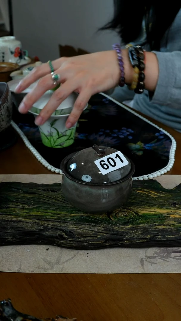 陶茶瓷物语福利柴烧盖碗601