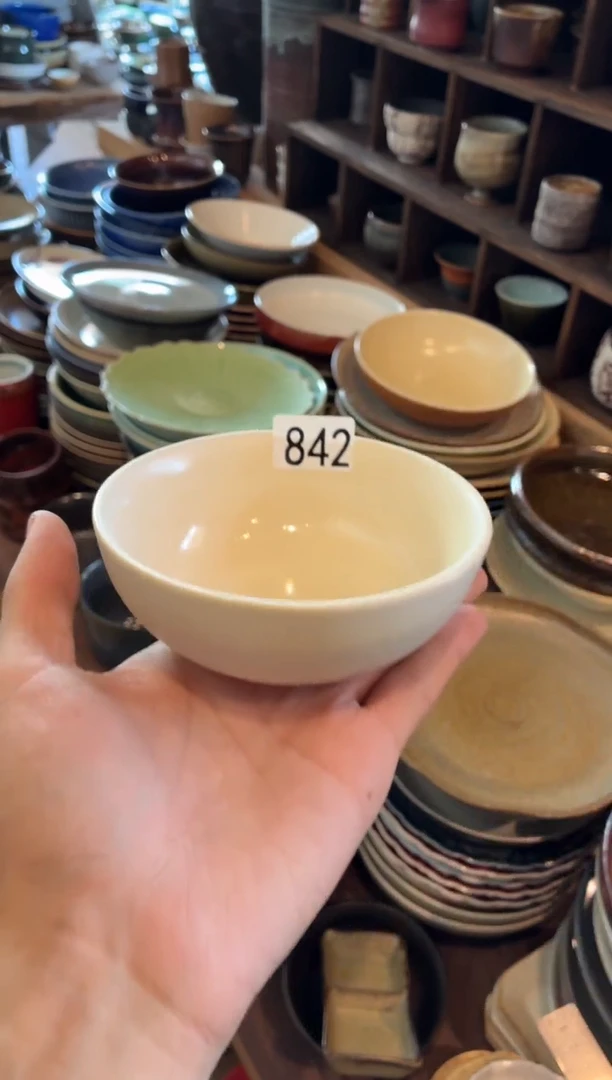 瓷片财****来842，定白米饭小碗