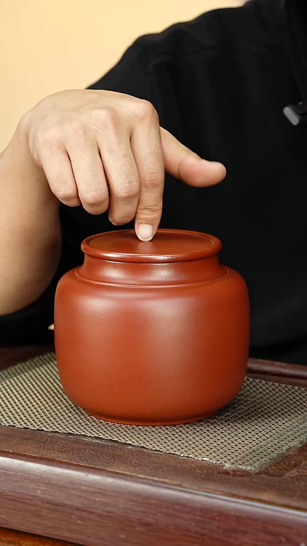 宜兴原矿紫砂茶叶罐