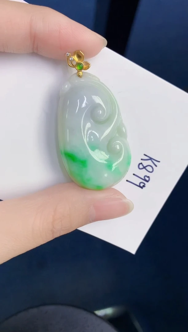 颈饰未镶嵌翡翠天然翡翠缅甸A货