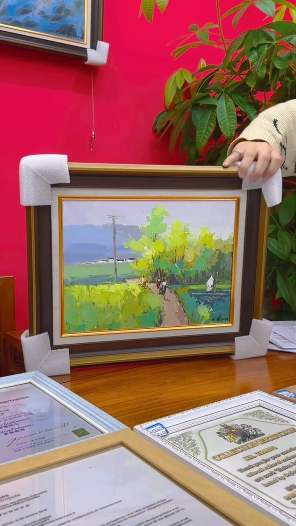 【闪购商品】国画张勇手绘油画