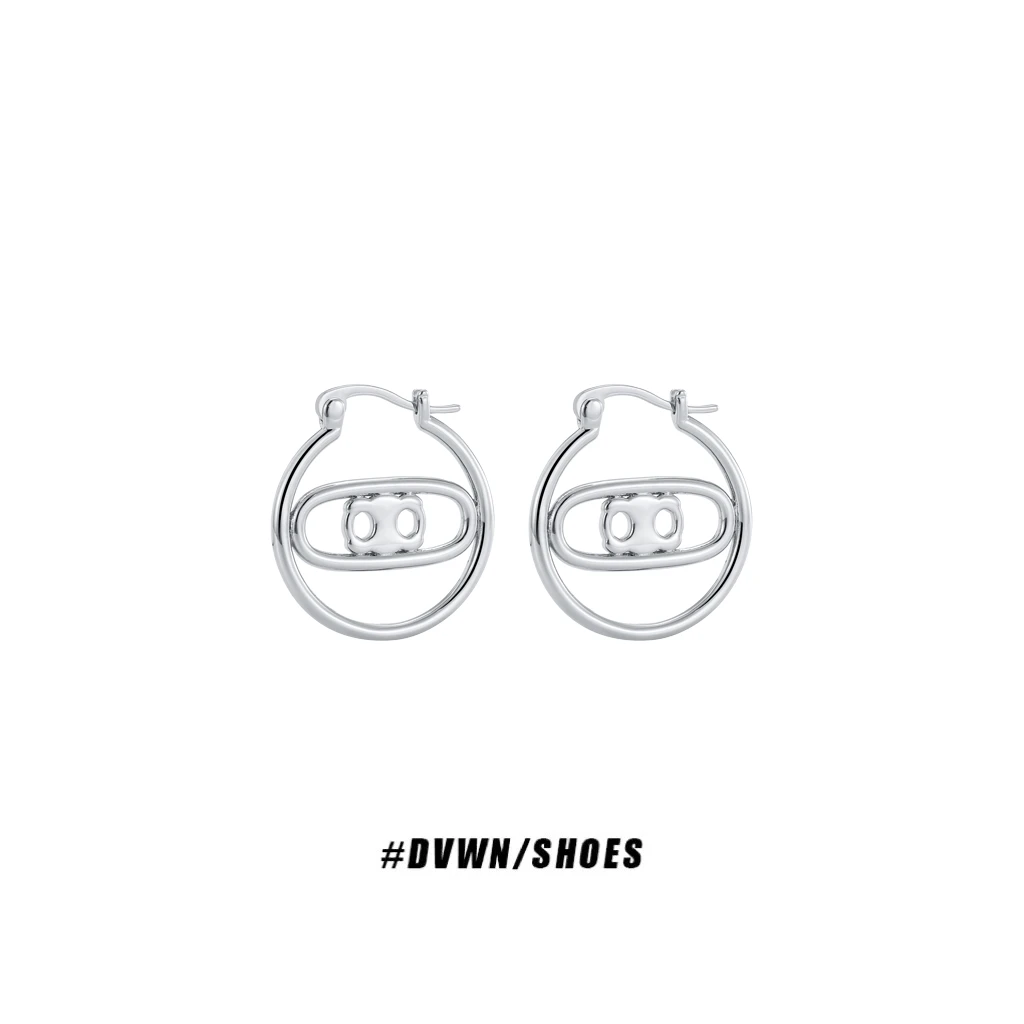 铜合金耳饰 【猪鼻子系列】猪鼻子素款耳扣EJ1101