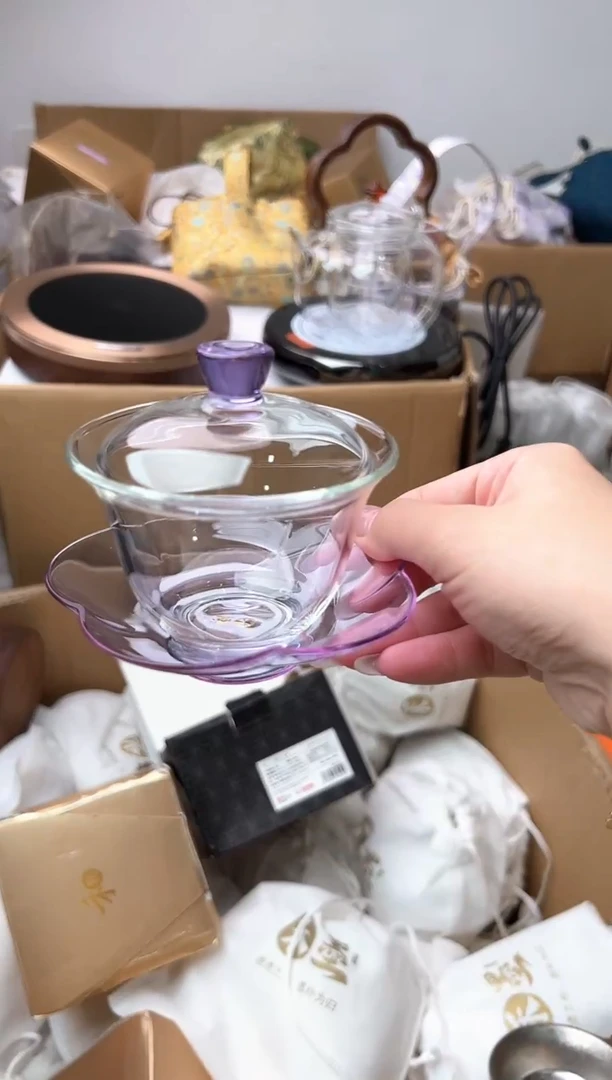 禾墨舒文盖婉浅紫色