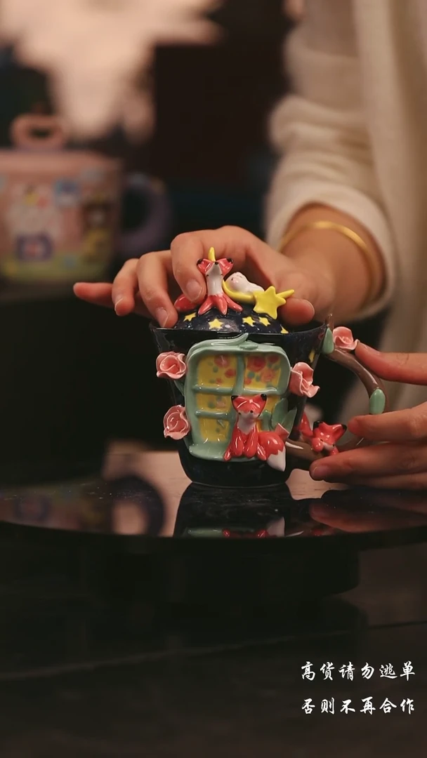 陶瓷景德镇可爱设计师款陶瓷