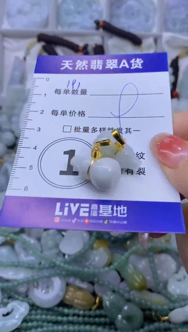 颈饰未镶嵌翡翠天然翡翠A货批量多样性发一件