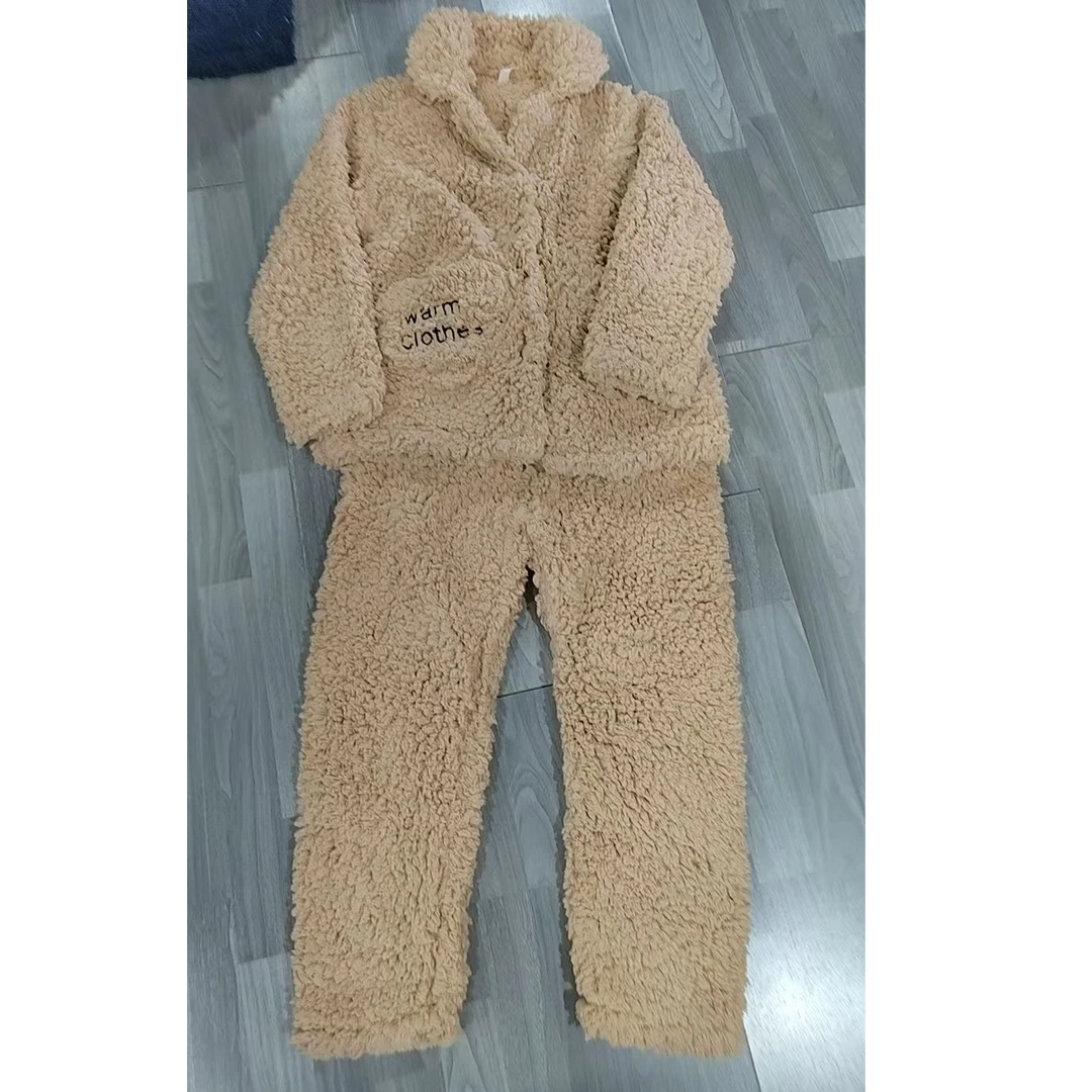 加绒加厚洋气百搭家居服348