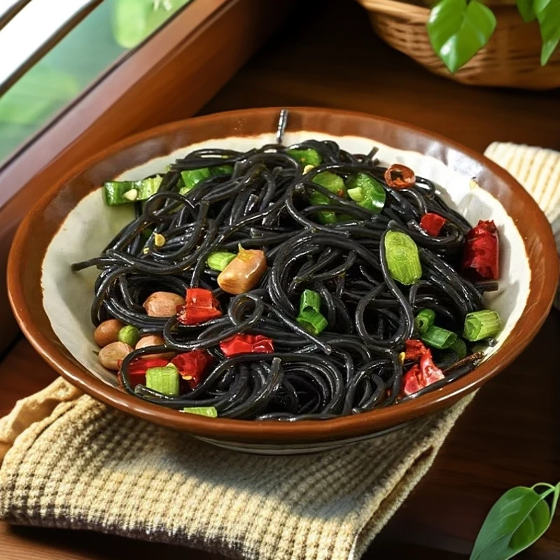 蕨根粉袋装贵州特产正宗野生蕨根粉香辣下饭菜代餐粉条0负担500g