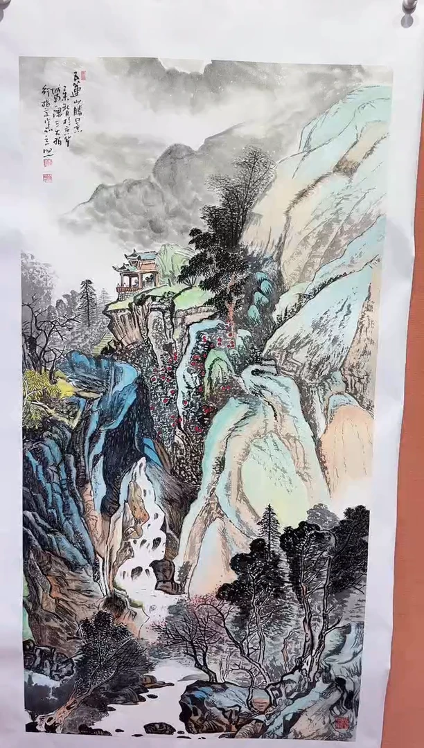 国画师立照老师国画作品