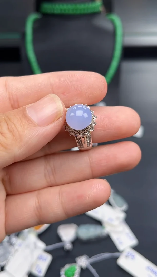 翡翠戒指合金多人