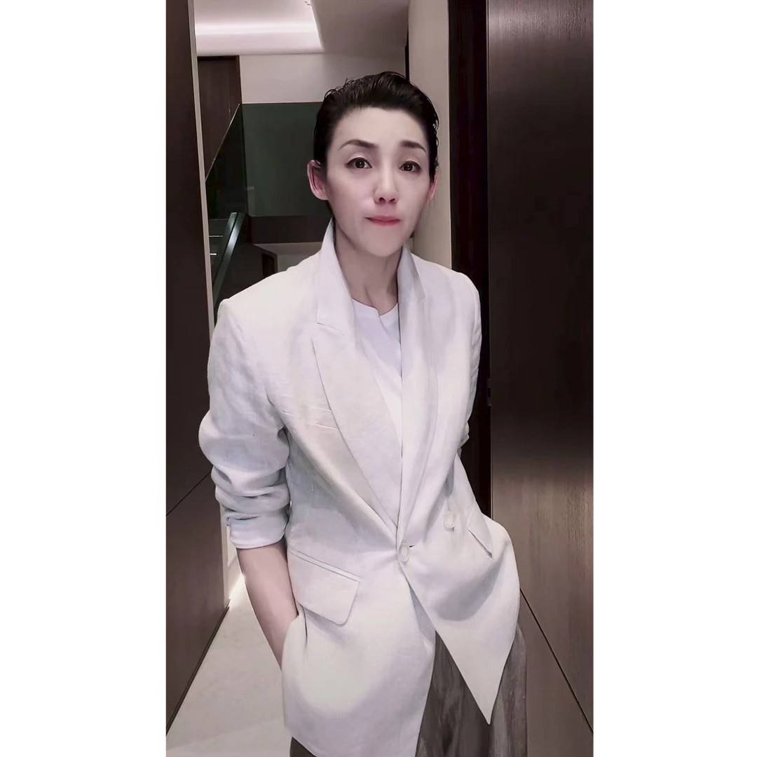 意大利进口金银丝亚麻 西装外套 XZ0274