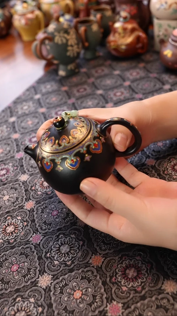 茶壶紫砂宜兴紫砂艺术  西施  130cc
