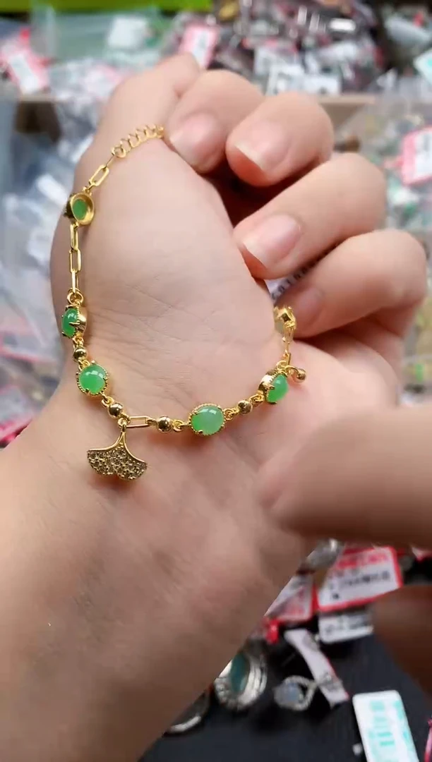银S925镶嵌戒指翡翠天然A货缅甸翡翠