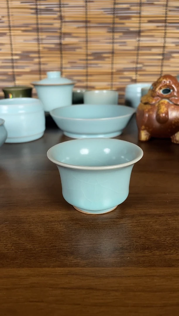 其他瓷福利仿古釉马蹄杯