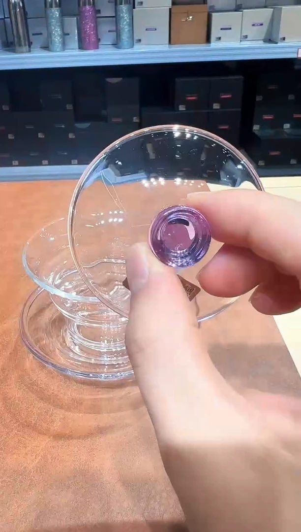 禾器君炼盖碗紫色
