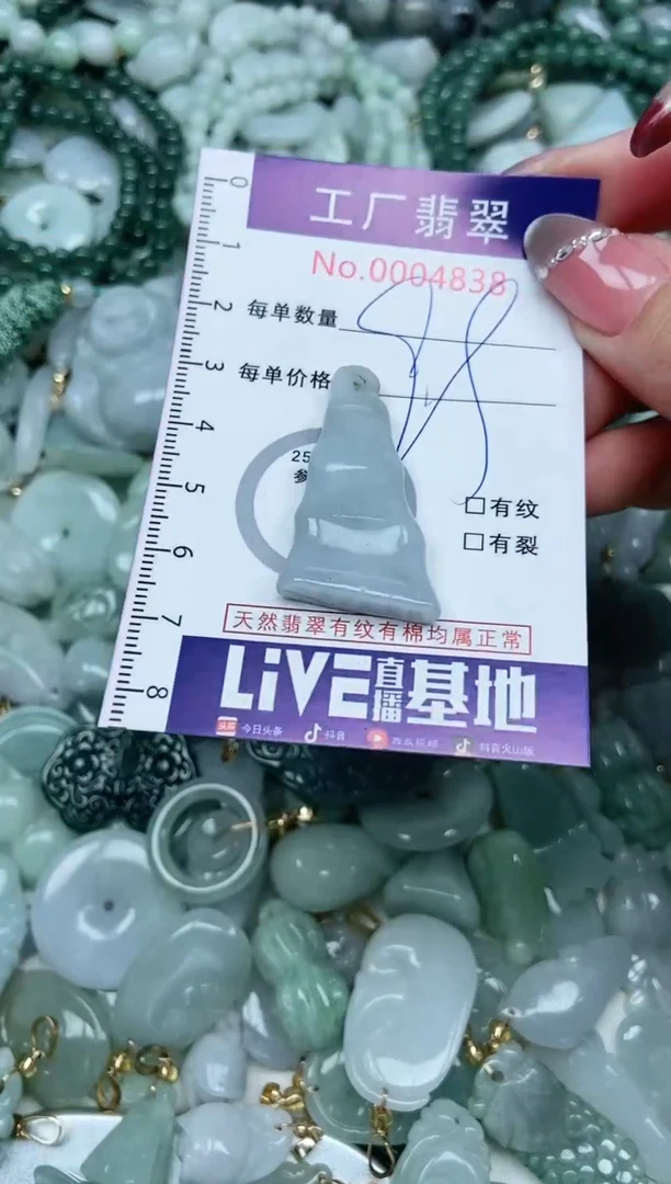 【闪购商品】翡翠吊坠(不含链)未镶嵌翡翠