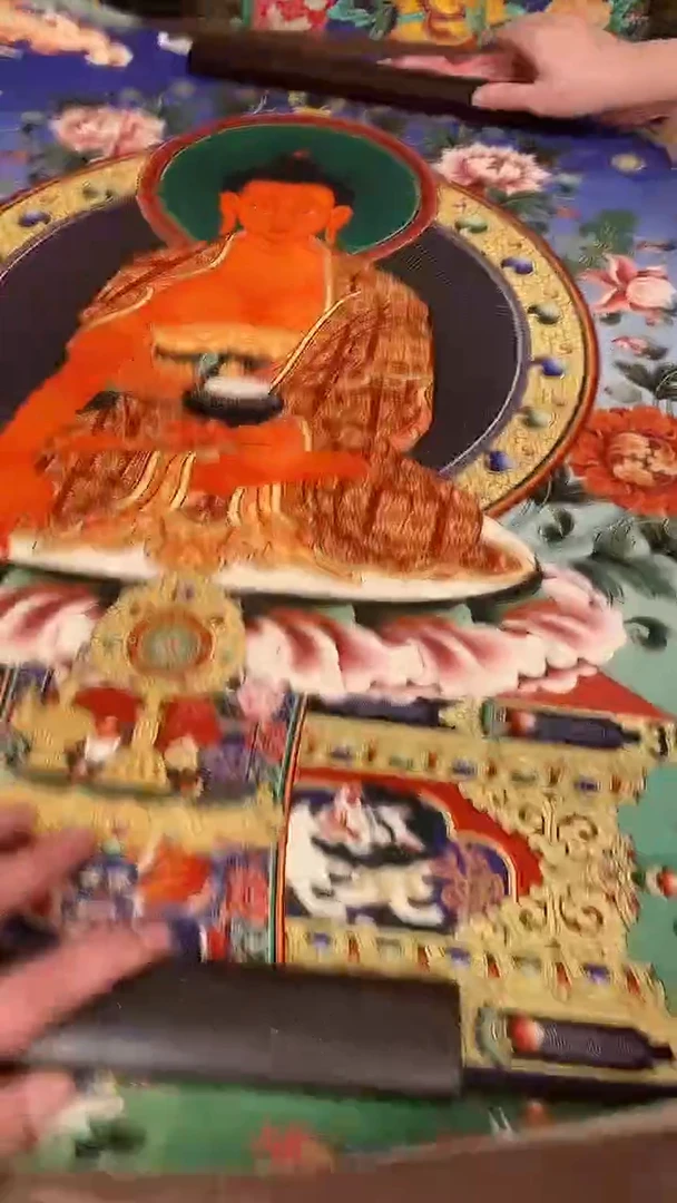 装裱画精美唐卡tk16316