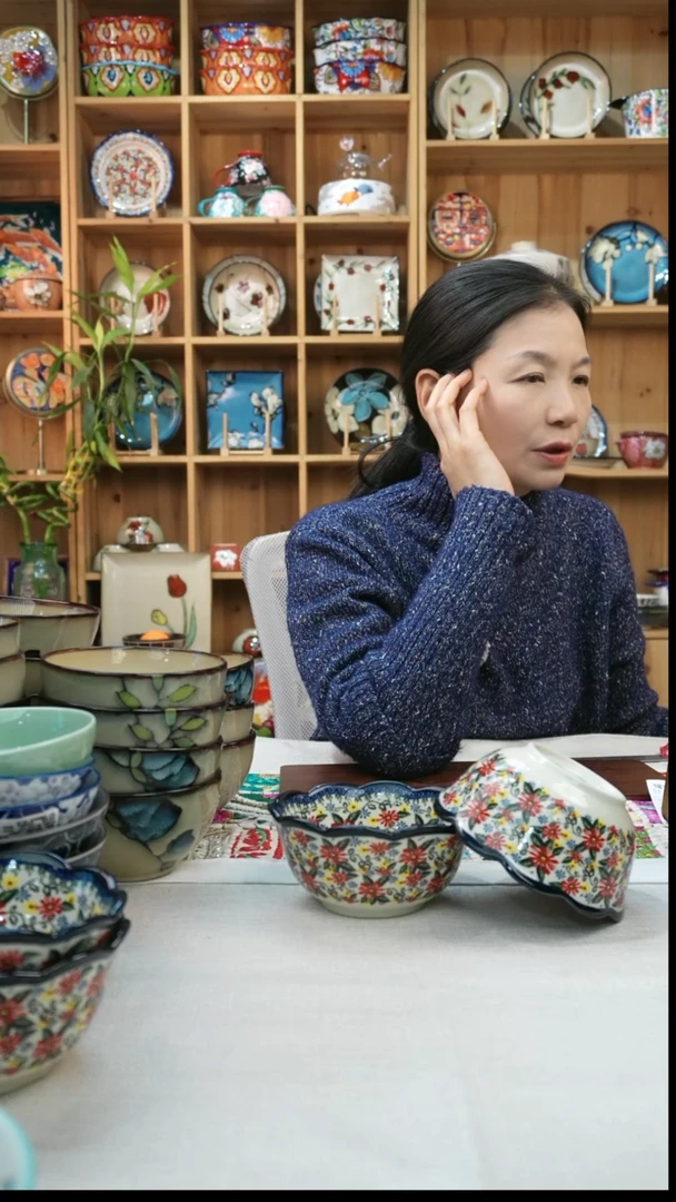 瓷片小可陶瓷高温2只米饭碗