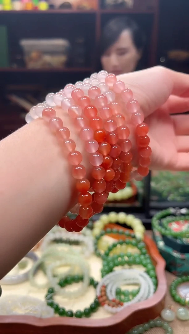 手串未镶嵌南红玛瑙手串