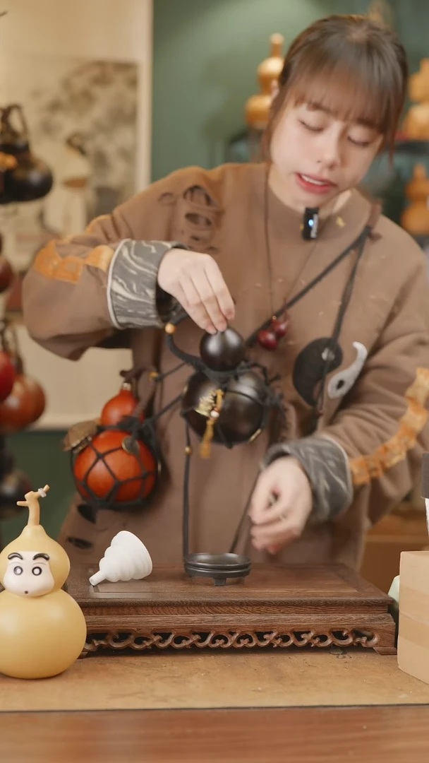 【闪购商品】270号精品天然大漆工艺防渗内胆酒葫芦~