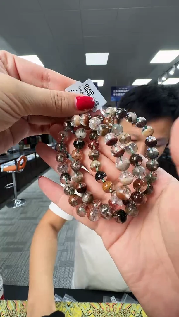 水晶手链未镶嵌CK709 约9mm多样式发一件