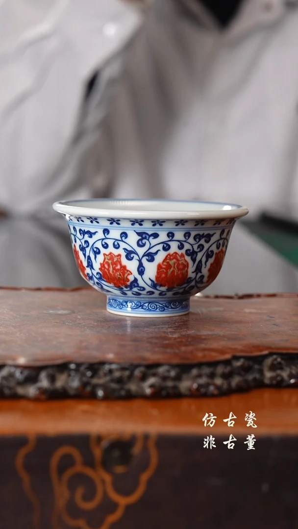 杯手工瓷器，每个不同小压手