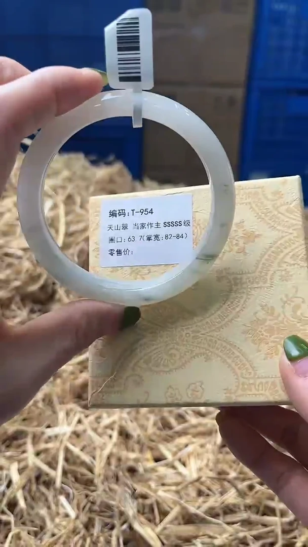 未镶嵌手镯石英质玉T954