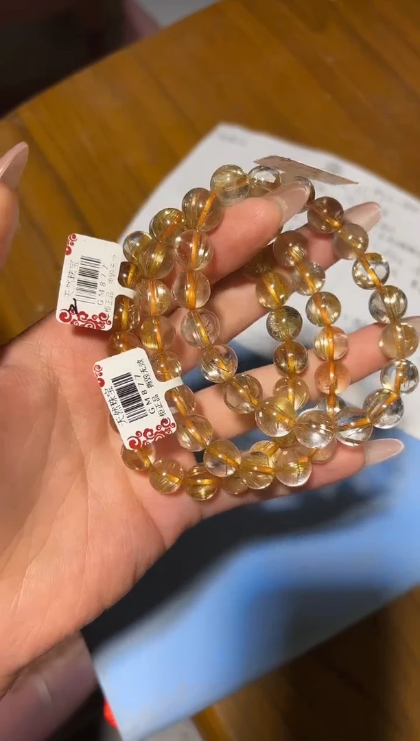 【闪购商品】水晶手串未镶嵌GM877钛晶手链10+多样性发一