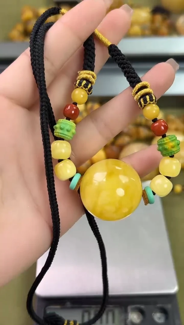 裸石琥珀未镶嵌天然琥珀蜜蜡吊坠