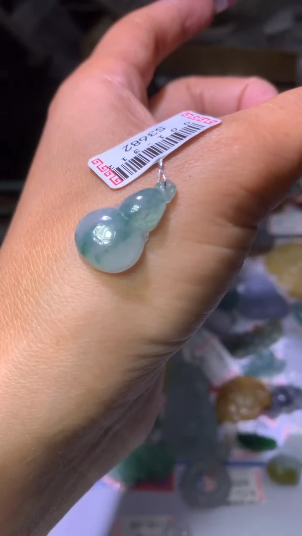 翡翠未镶嵌颈饰梦*儿MXX026289