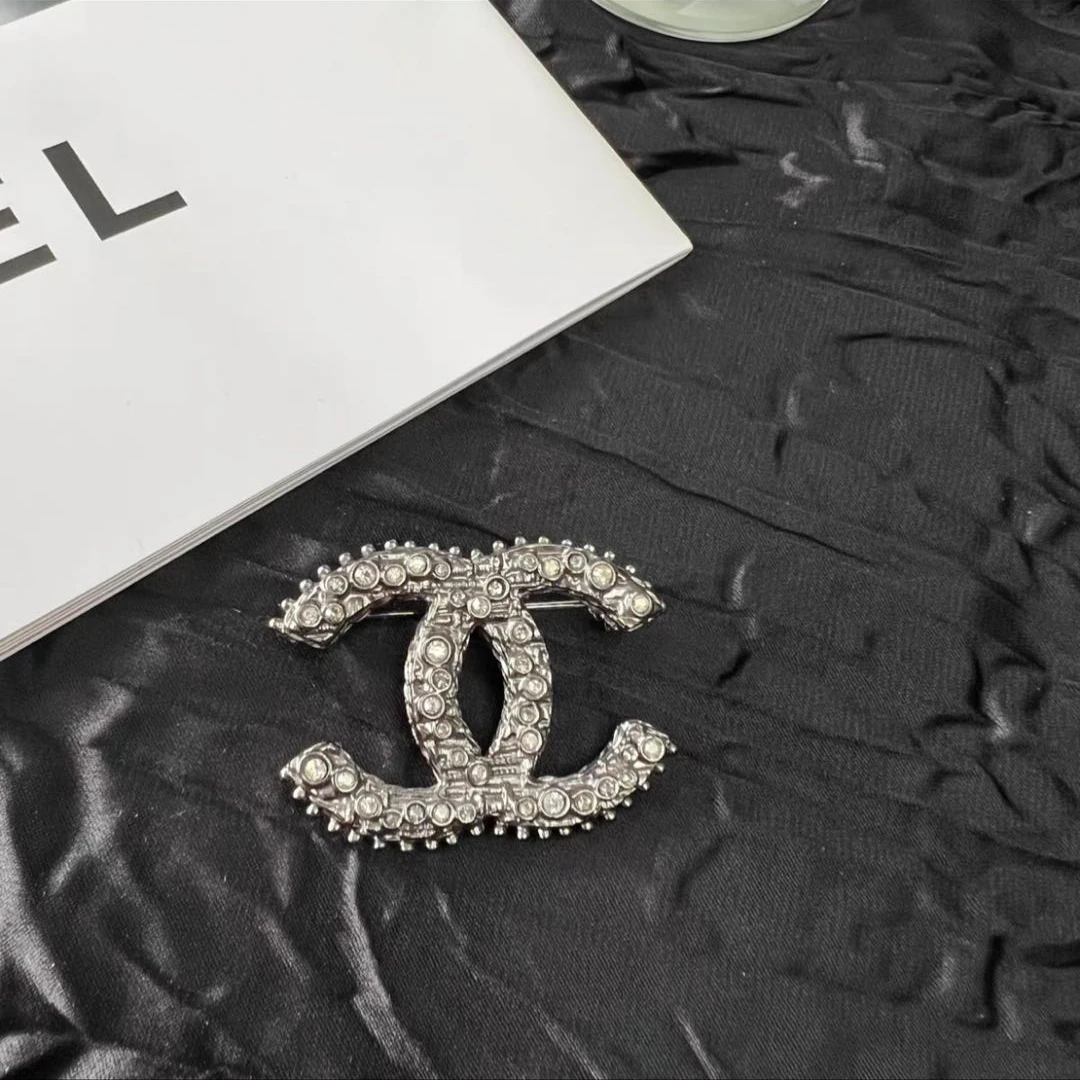 99新 Chanel/香奈儿 双C胸针