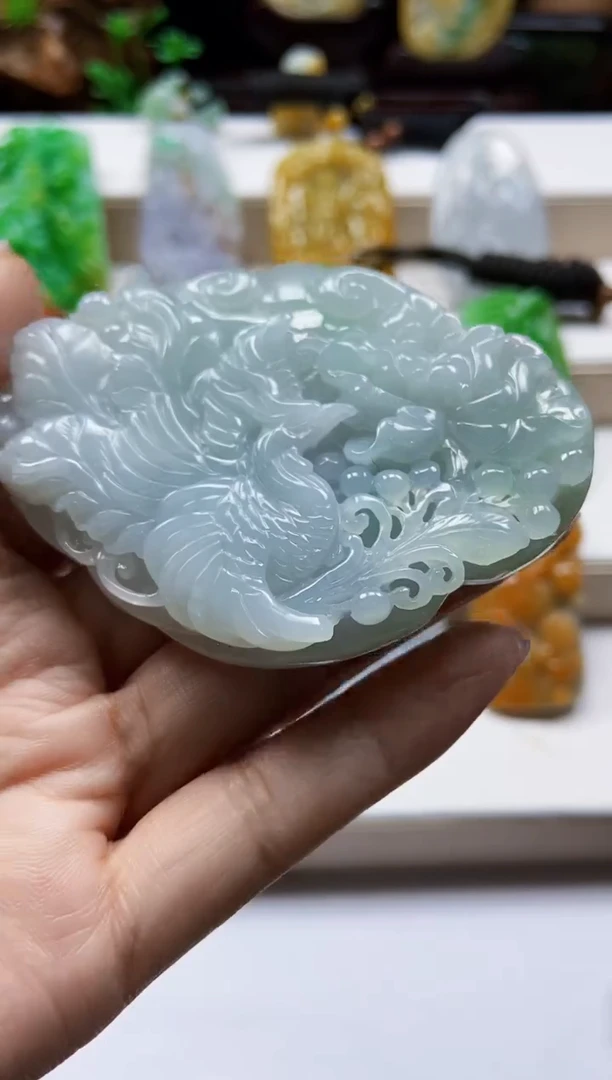颈饰未镶嵌翡翠翡翠A货