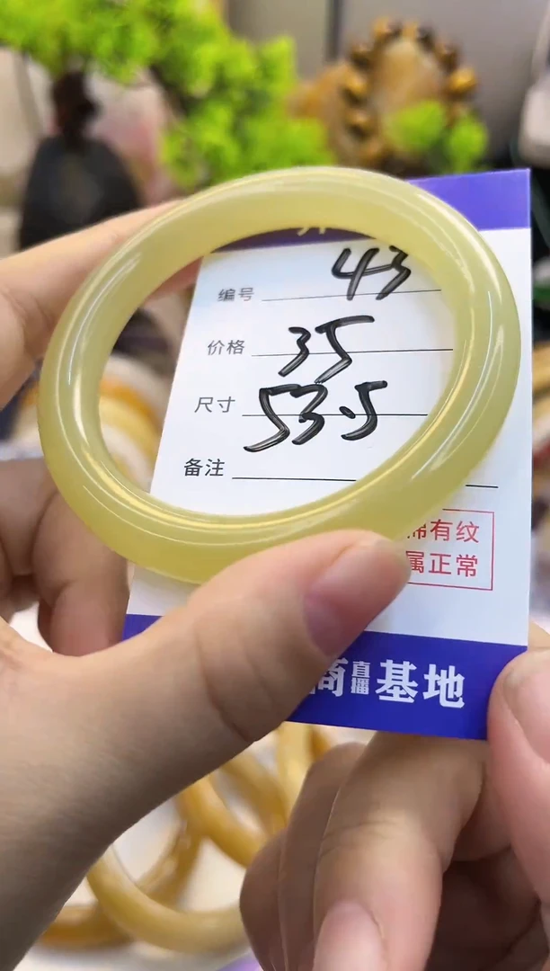 【闪购商品】石英质玉手镯未镶嵌43