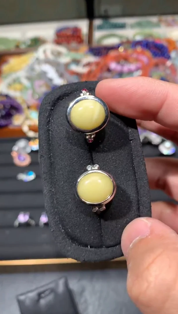 未镶嵌琥珀戒指F153【多样性发其一】