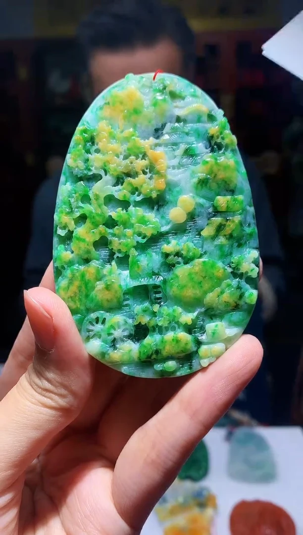 颈饰未镶嵌翡翠M-@@SHZC111323