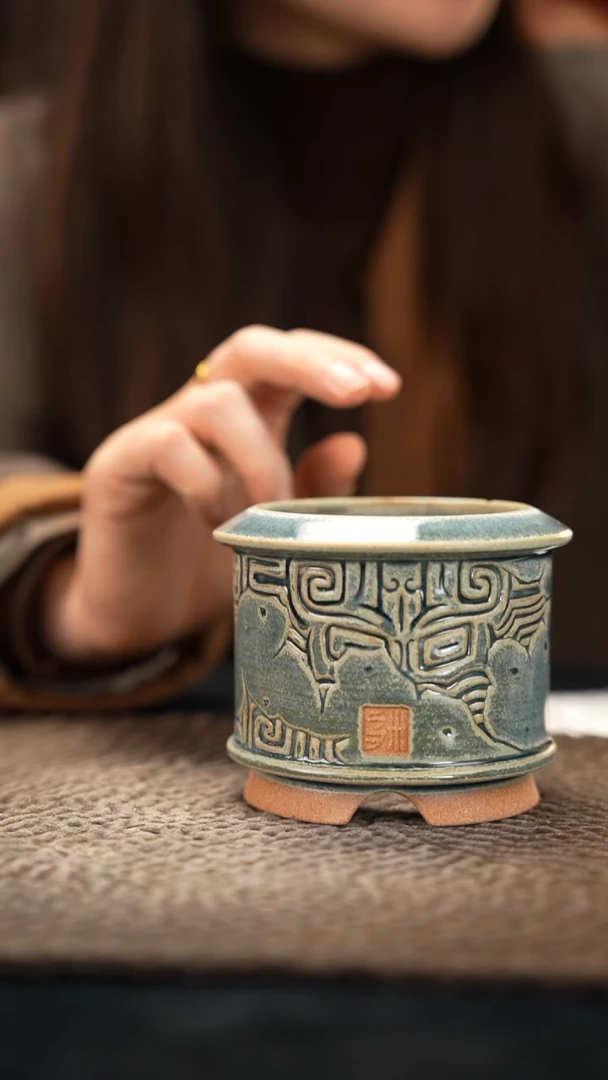 12-02-192花盆口径7瑕