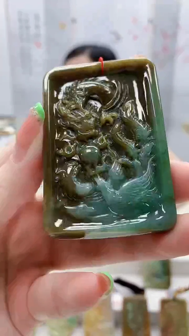 未镶嵌定制翡翠4852ry-毛货挂件71